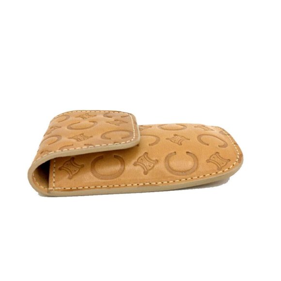 CELINE C Macadam Leather Multi Case w/Chain /7N0367 - Picture 2 of 8